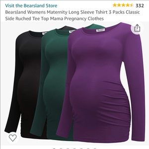 Long Sleeve Maternity Shirts (3)